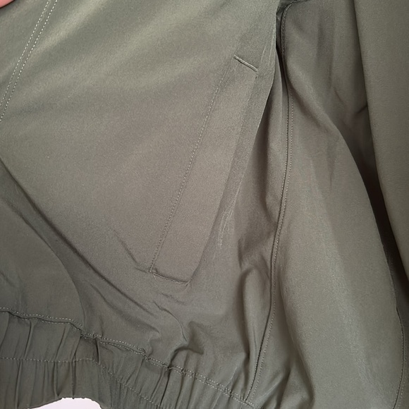 Green Lululemon Fuzzy Reversible Jacket - Picture 4 of 5